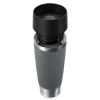 EMSA N2022300 Travel Mug Classic Grande taza térmica, 500 ml, acero inoxidable/PP/silicona, tapa Quick Press, gris