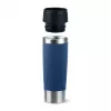 Vaso de viaje EMSA Travel Mug Classic N2022100 500 ml negro, azul, acero inoxidable acero inoxidable
