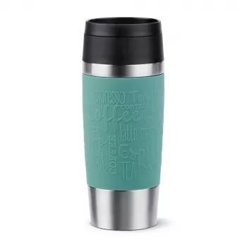 Vaso de viaje EMSA Travel Mug Classic 360 ml azul acero inoxidable
