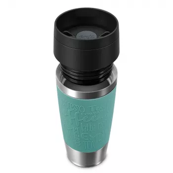 Vaso de viaje EMSA Travel Mug Classic 360 ml azul acero inoxidable