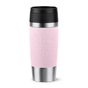 Vaso de viaje EMSA Travel Mug Classic 360 ml rosa acero inoxidable
