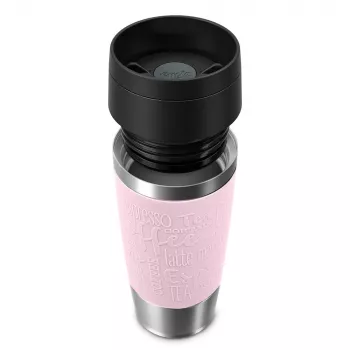 Vaso de viaje EMSA Travel Mug Classic 360 ml rosa acero inoxidable