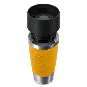 Vaso de viaje EMSA Travel Mug Classic 360 ml amarillo acero inoxidable