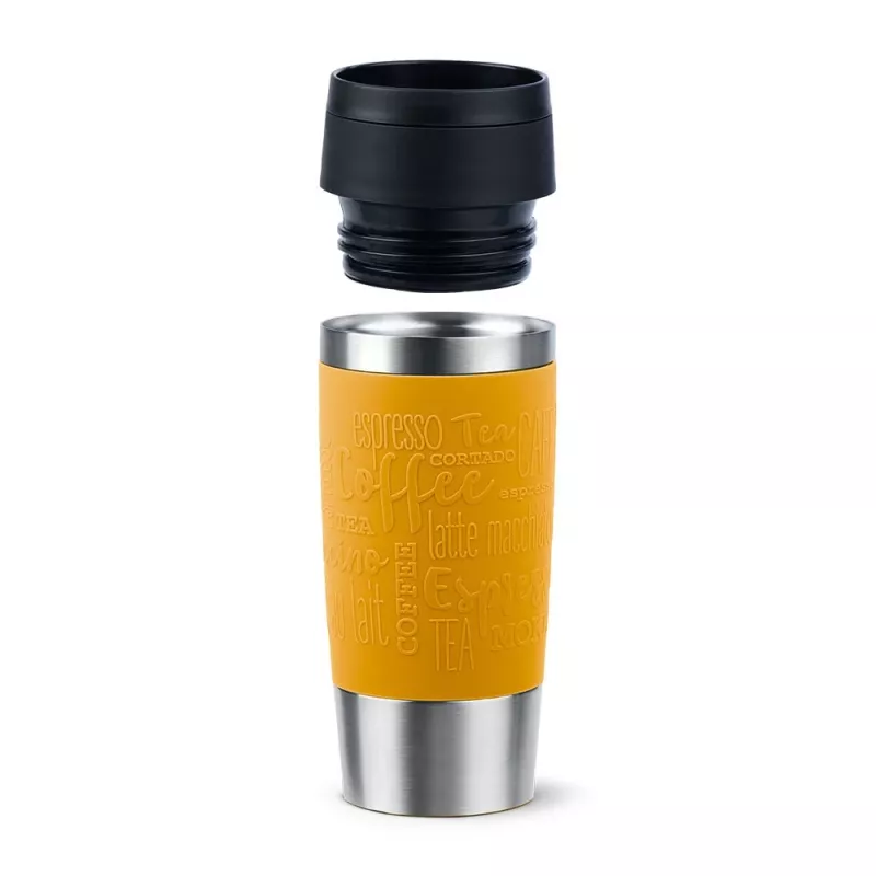 Vaso de viaje EMSA Travel Mug Classic 360 ml amarillo acero inoxidable