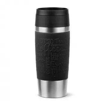 EMSA Travel Mug Classic N2020200 vaso térmico 360 ml negro, acero inoxidable acero inoxidable