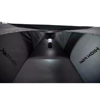 Tienda de campaña tipo cúpula High Peak Monodome XL 4 personas negro
