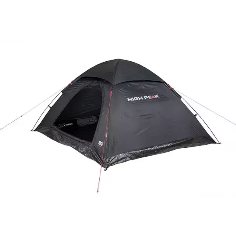 Tienda de campaña tipo cúpula High Peak Monodome XL 4 personas negro