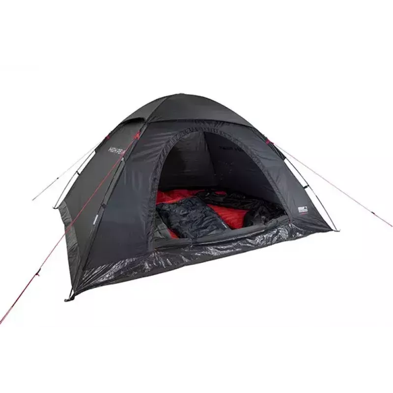 Tienda de campaña tipo cúpula High Peak Monodome XL 4 personas negro
