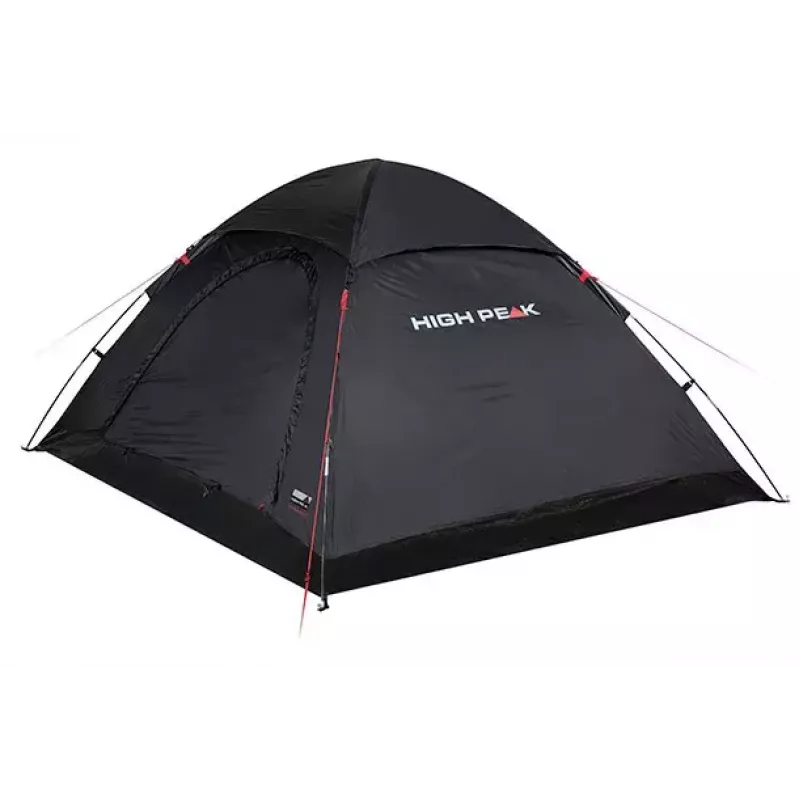 Tienda de campaña tipo cúpula High Peak Monodome XL 4 personas negro