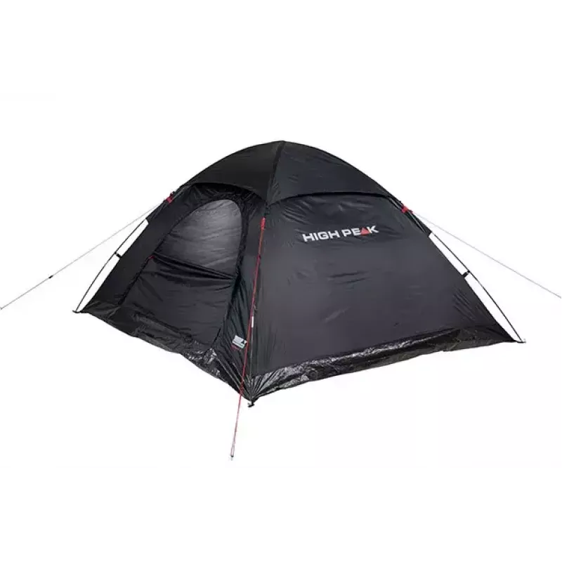 Tienda de campaña tipo cúpula High Peak Monodome XL 4 personas negro