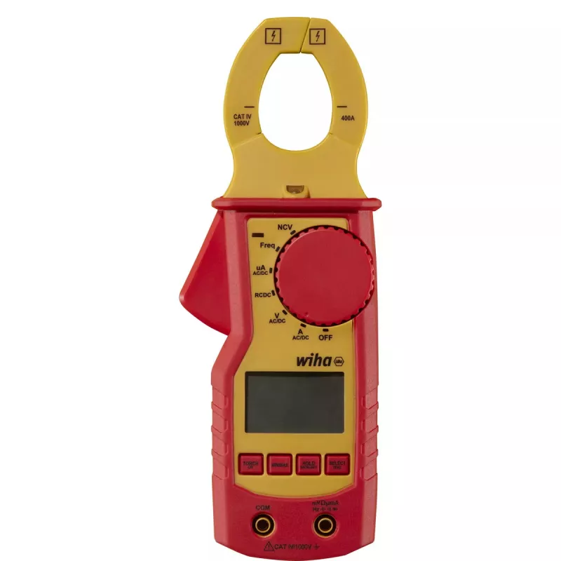 Pinza amperimétrica Wiha 45219 CAT IV 1000V 400A AC DC tensión