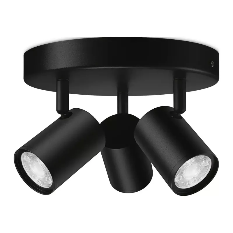 Foco inteligente WiZ IMAGEO 3 focos orientables placa redonda