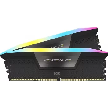 Memoria CORSAIR 32GB DDR5 (2x16GB) DRAM 5200MT/s CL40 Vengeance RGB Memory Kit - negro