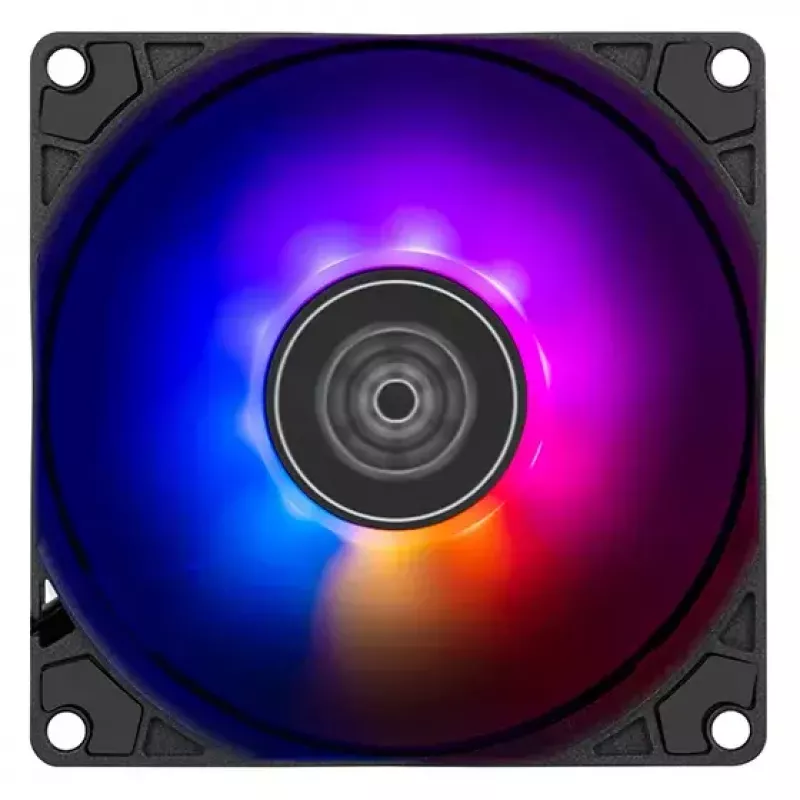 SilverStone Air Slimmer 90 ARGB SST-AS90B-ARGB ventilador de caja, 92 mm, 500–2500 rpm, negro