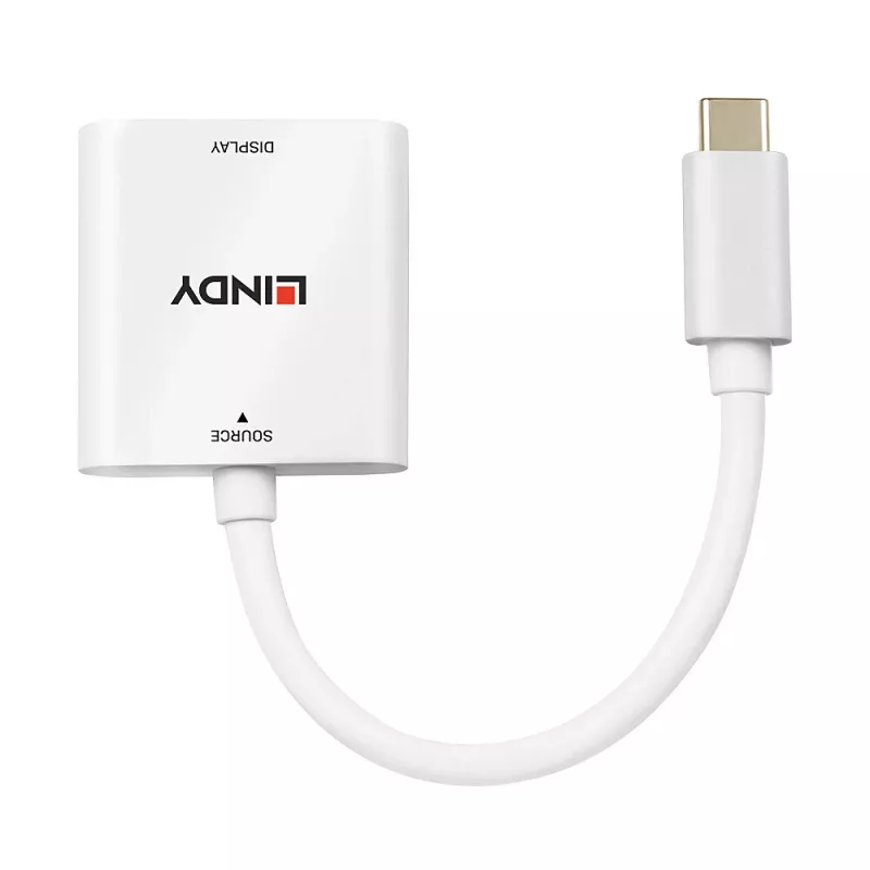 Convertidor de E/S USB-C a HDMI Lindy 43339 1 negro