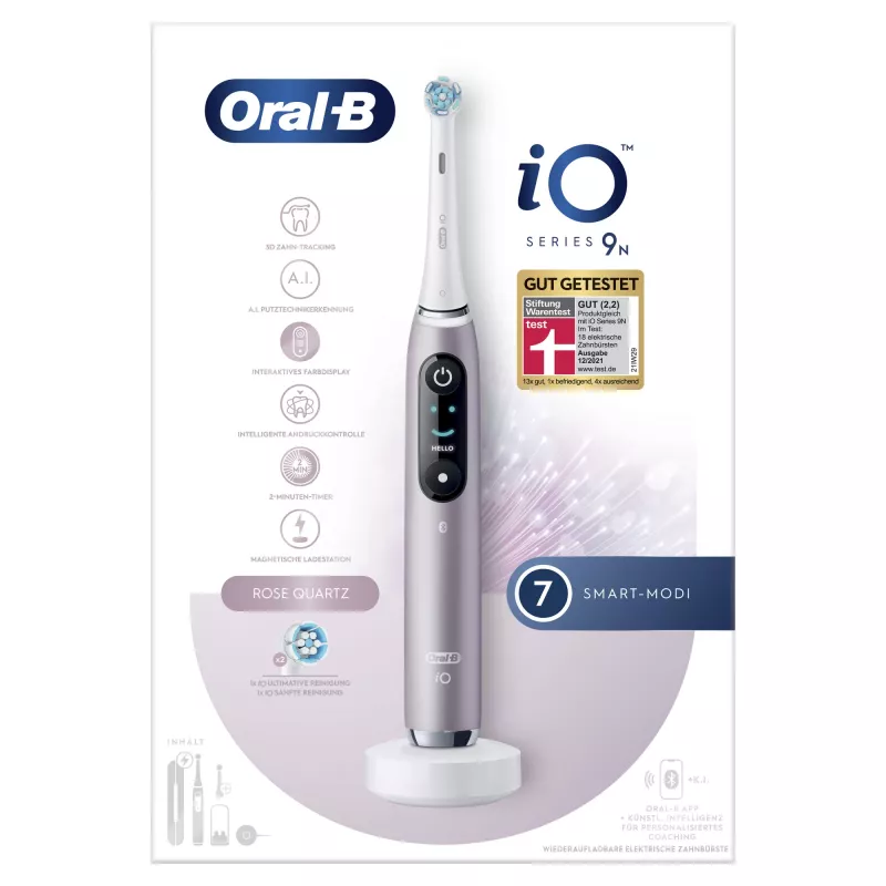 Oral-B iO Series 9n cepillo de dientes rotativo-oscilante para adultos rosa