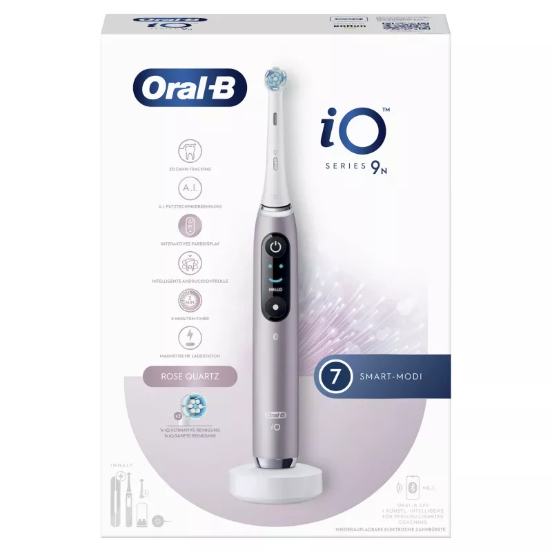 Oral-B iO Series 9n cepillo de dientes rotativo-oscilante para adultos rosa