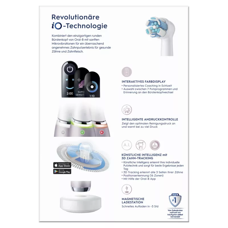 Oral-B iO Series 9n cepillo de dientes rotativo-oscilante para adultos rosa
