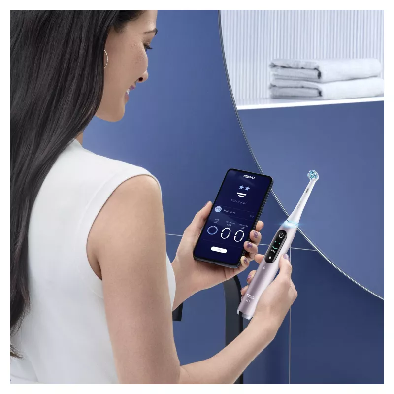 Oral-B iO Series 9n cepillo de dientes rotativo-oscilante para adultos rosa