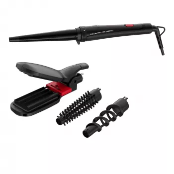 Rowenta Infinite Looks CF422L rizador de calor negro, rosa 48 W