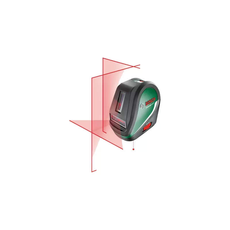 Bosch UniversalLevel 3 Set 0603663905 láser de líneas en cruz, líneas rojas, 10 m, verde/negro