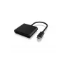 Lector de tarjetas ICY BOX IB-CR301-C3 USB 3.2 Gen 1 (3.1 Gen 1) Type-C negro