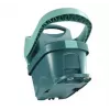 Cubo con sistema de fregado Leifheit 55076 — escurridor ergonómico, gran capacidad, verde