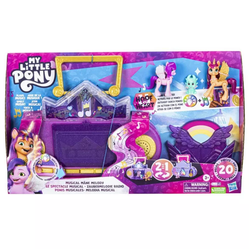 My Little Pony Make Your Mark juguete Melodía de crin musical, animal, 3 año(s), AAA, multicolor, plástico