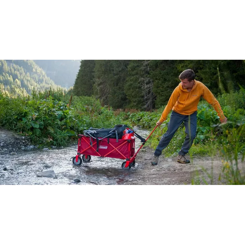 Carro de transporte de camping Coleman 2000035214 rojo
