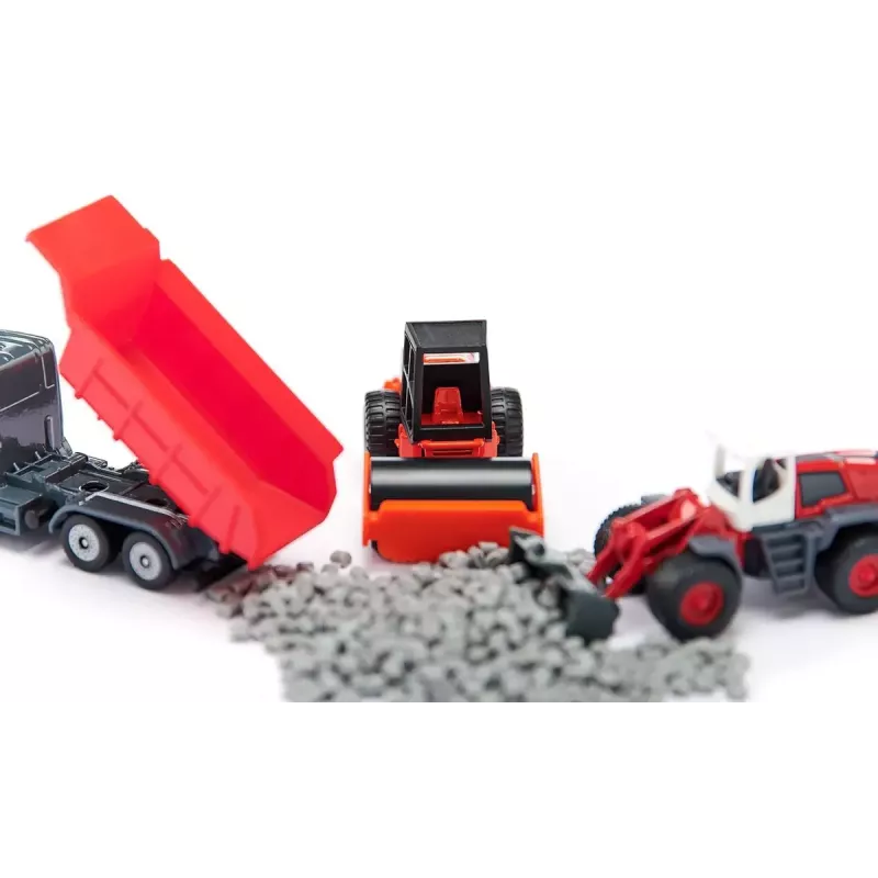 Set de vehículos Siku S6329 construcción de carreteras multicolor 3 años