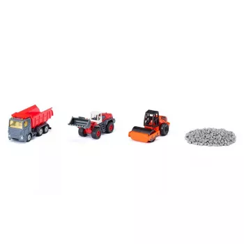 Set de vehículos Siku S6329 construcción de carreteras multicolor 3 años
