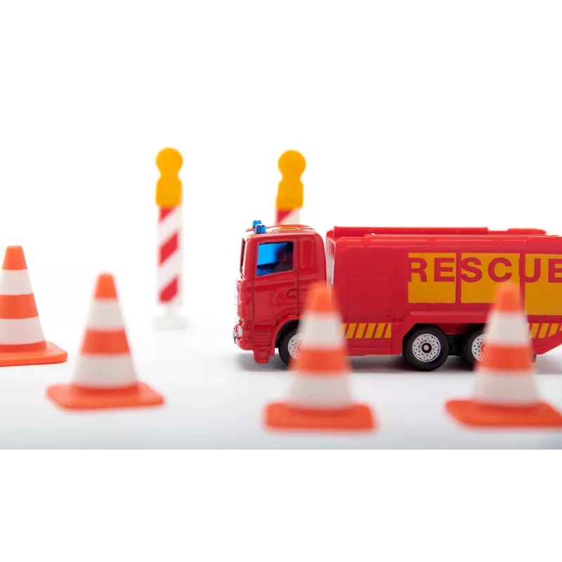 Set de regalo Siku bomberos, coche de bomberos, 3 año(s), metal, plástico, negro, naranja, rojo, blanco