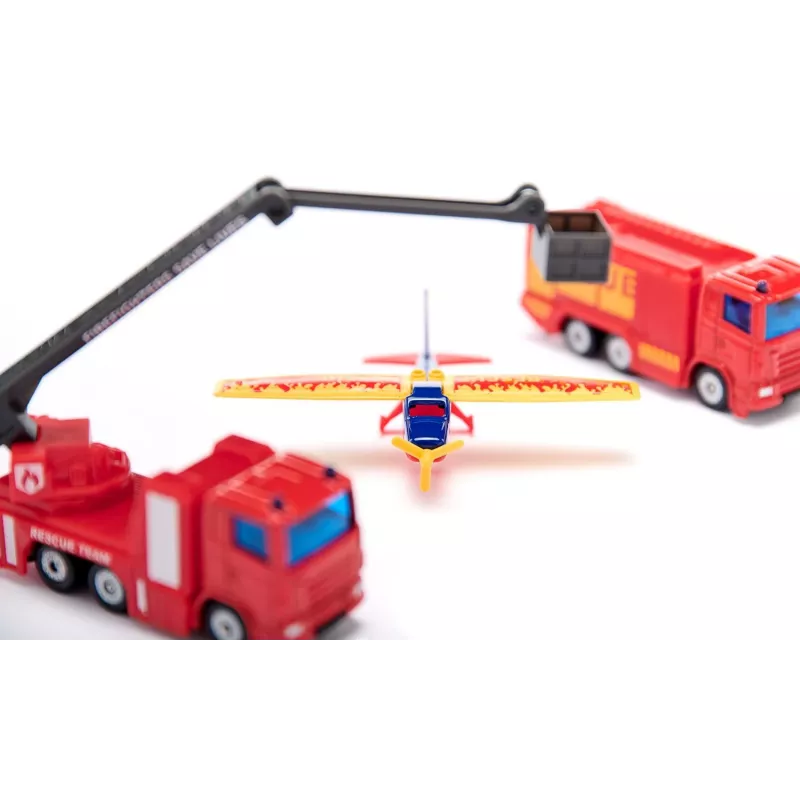 Set de regalo Siku bomberos, coche de bomberos, 3 año(s), metal, plástico, negro, naranja, rojo, blanco