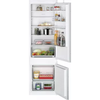 Siemens iQ100 KI87VNSE0 Frigorífico-congelador combinado Integrado 270 L Blanco