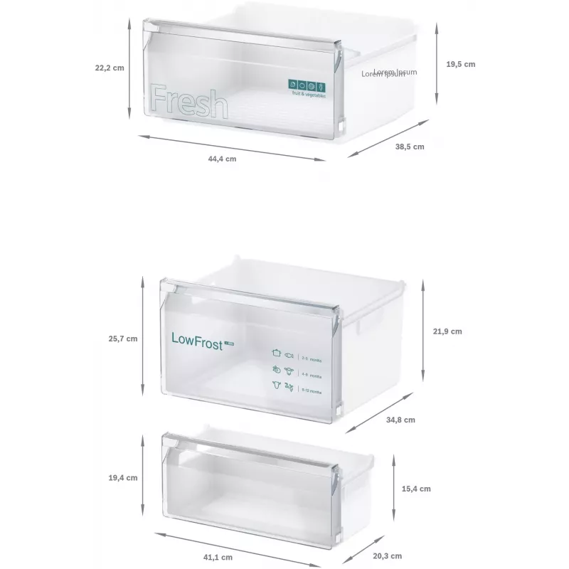Siemens iQ100 KI87VNSE0 frigorífico combi, 270 l (200 l + 70 l), clase energética E