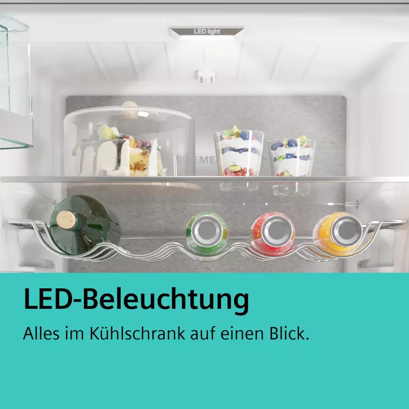 Siemens iQ100 KI87VNSE0 frigorífico combi, 270 l (200 l + 70 l), clase energética E