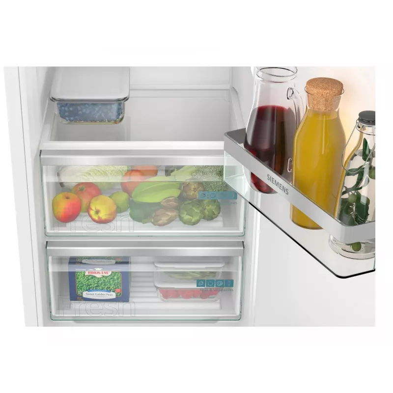 Siemens iQ300 KI82LVFE0 frigorífico, 280 l (246 l + 34 l congelador), clase energética E, puerta con bisagra a la derecha reversible
