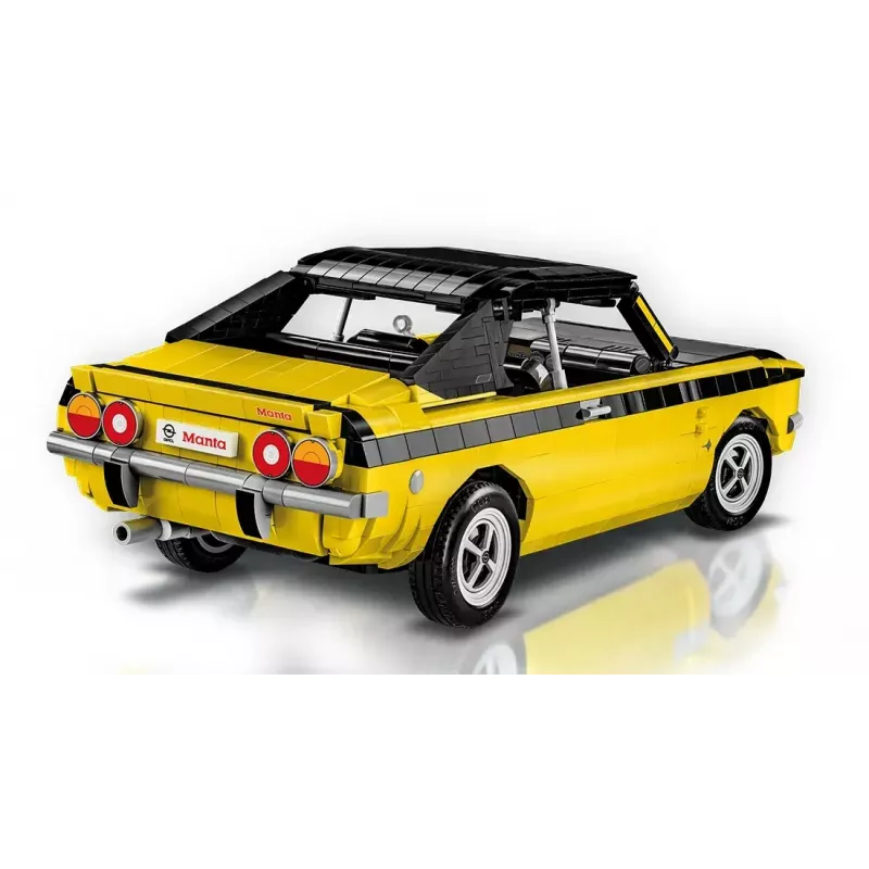Juguete de construcción Cobi Opel Manta A 1970 modelo a escala 1:12, set de bloques