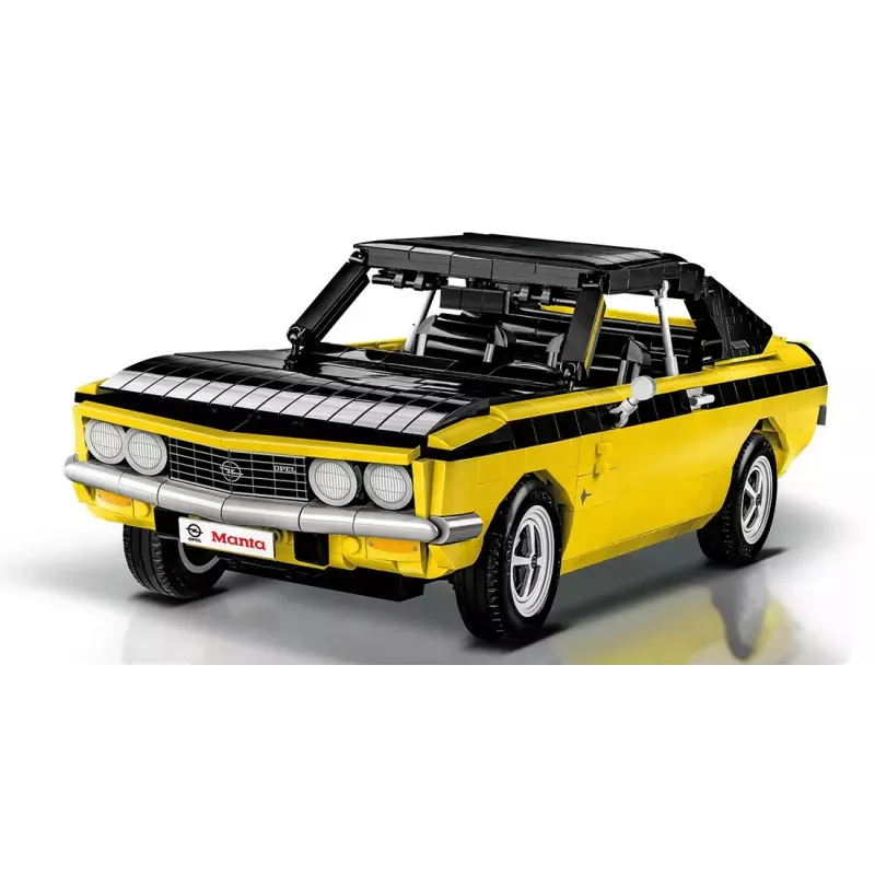 Juguete de construcción Cobi Opel Manta A 1970 modelo a escala 1:12, set de bloques