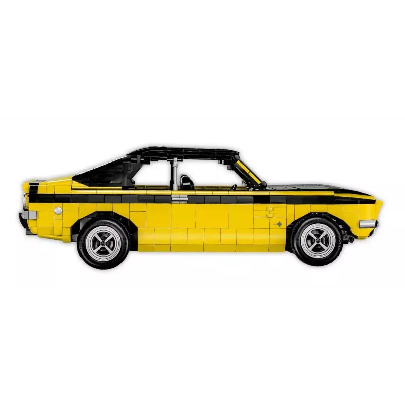 Juguete de construcción Cobi Opel Manta A 1970 modelo a escala 1:12, set de bloques
