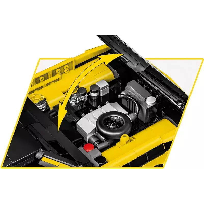 Juguete de construcción Cobi Opel Manta A 1970 modelo a escala 1:12, set de bloques