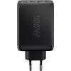 Goobay 65555 Cargador para interiores AC Carga rápida Portátil Smartphone Negro