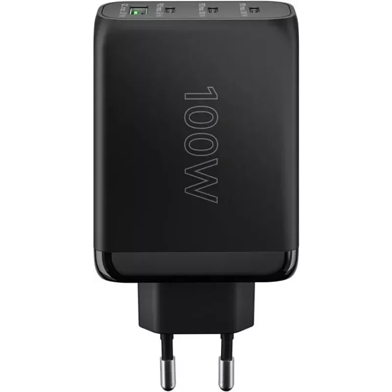 Goobay 65555 Cargador para interiores AC Carga rápida Portátil Smartphone Negro
