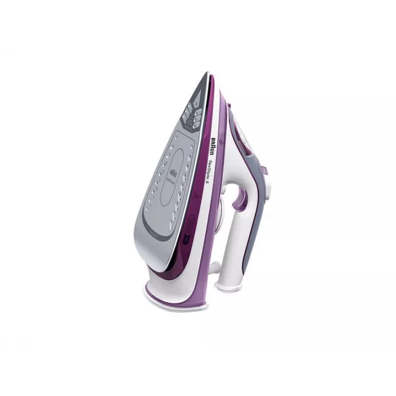 Braun TexStyle 5 SI 5037 VI Plancha de vapor Suela cerámica 2700 W Violeta