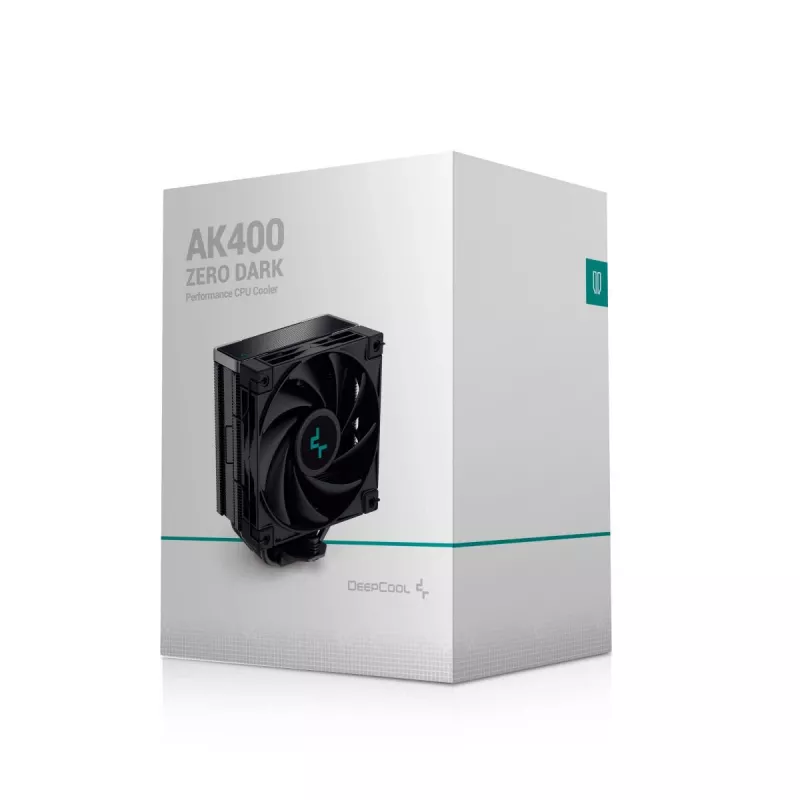 Disipador de CPU DEEPCOOL Ak400 Zero Dark 12 cm – negro