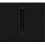 Placa de cocina Siemens iQ300 ED611BS16E negra de encastre 60 cm placa de inducción por zonas 4 zonas campana extractora integrada