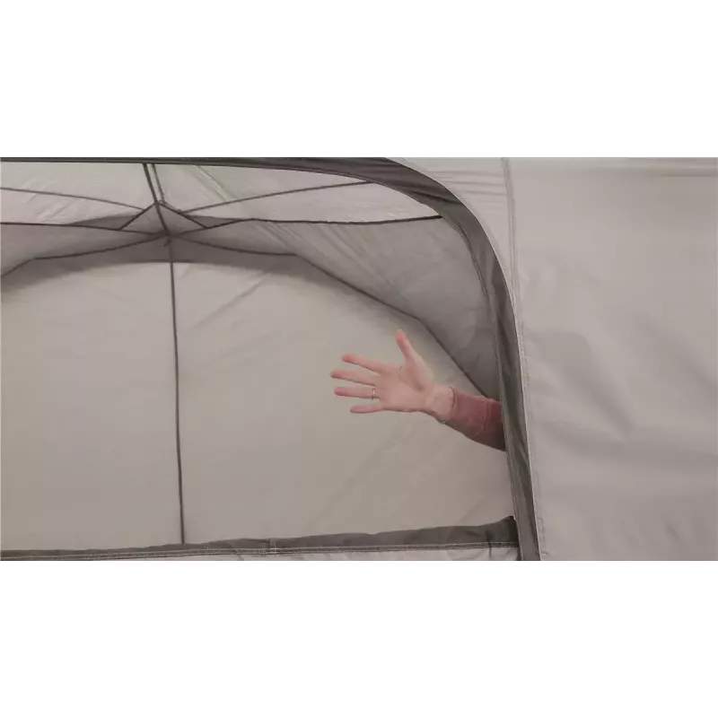 Refugio Easy Camp Camp Shelter gris estructura de fibra de vidrio diámetro de varilla 1,25 cm