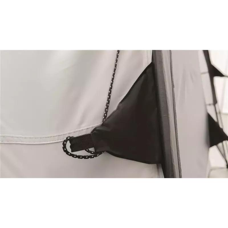 Refugio Easy Camp Camp Shelter gris estructura de fibra de vidrio diámetro de varilla 1,25 cm