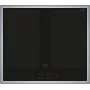 Placa de cocina Siemens iQ700 EX645HXC1E negra de encastre 60 cm placa de inducción por zonas 4 zonas
