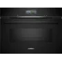 Siemens iQ700 CM776GKB1 horno 45 L 900 W negro, acero inoxidable